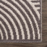 Allard Charcoal  Washable Area Rug