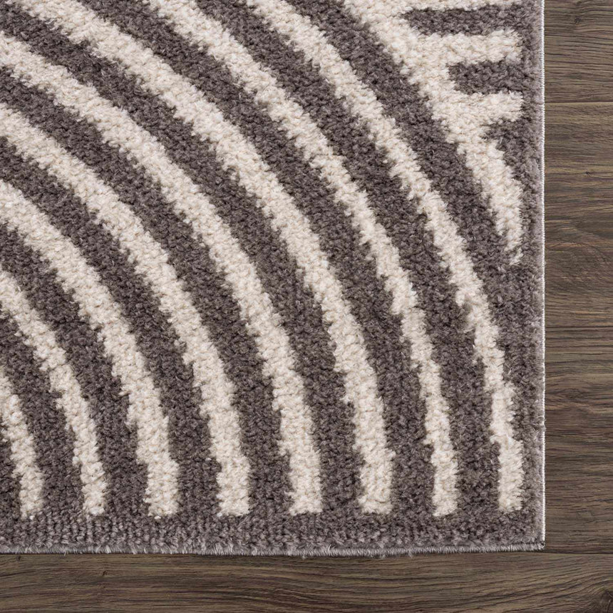 Allard Charcoal  Washable Area Rug