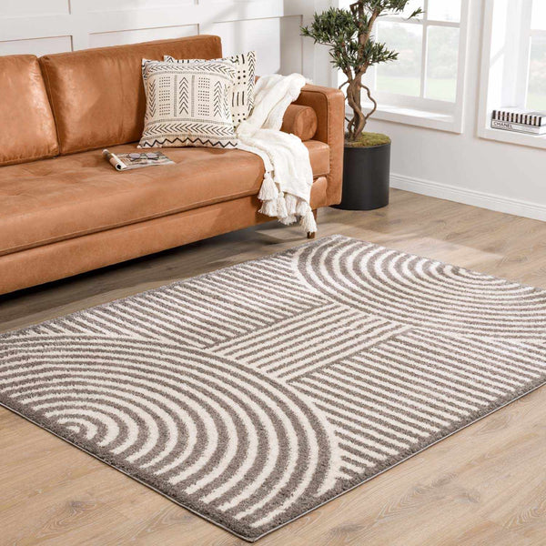 Allard Charcoal  Washable Area Rug