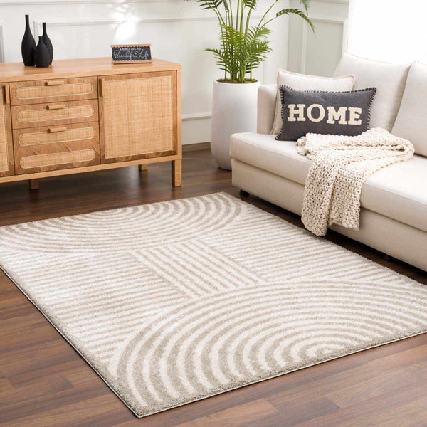 Allard Gray Washable Area Rug