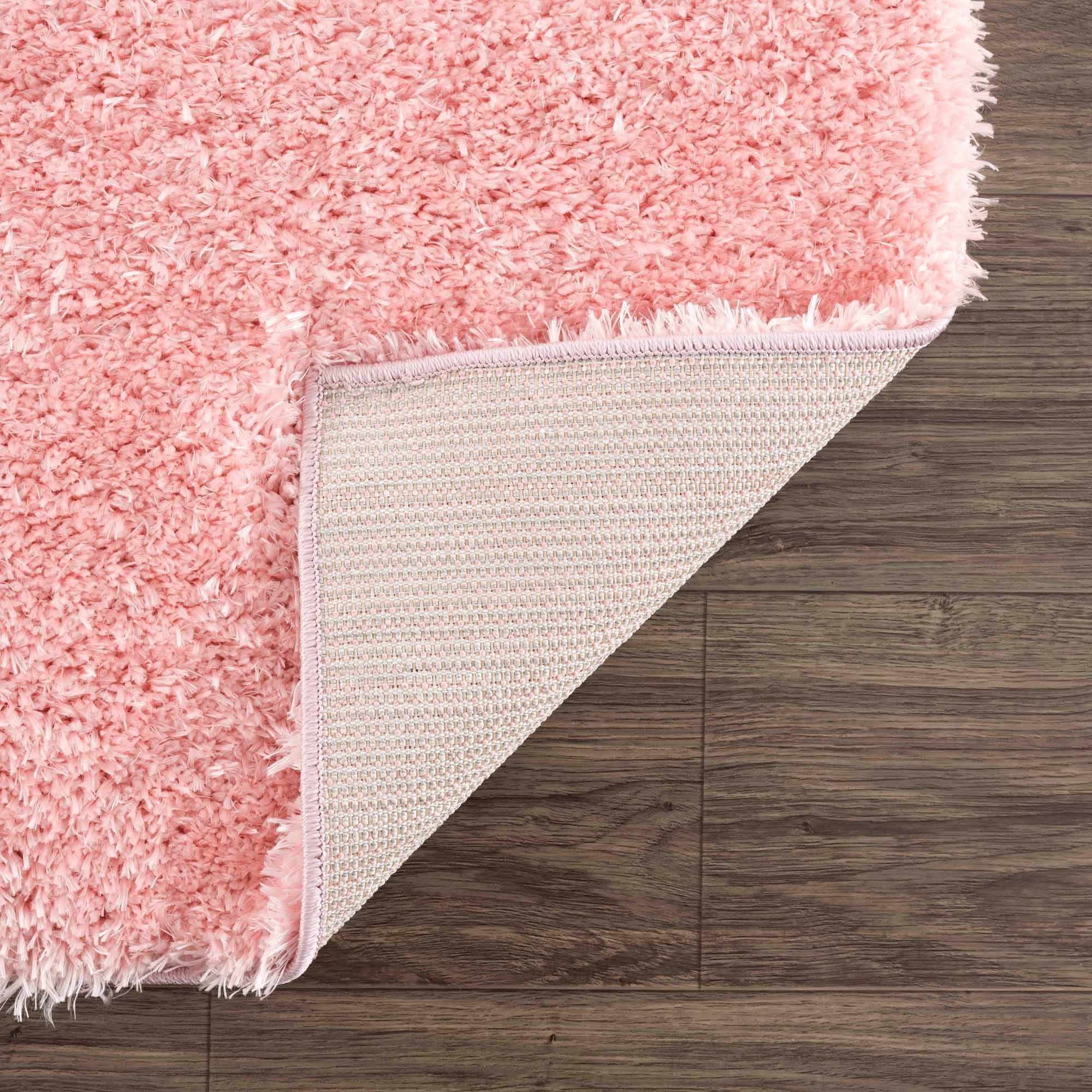 ラルフローレン　クイーンシーツ　ピンクストライプ Faina Solid Pink Shag Washable Area Rug - Clearance – Boutique Rugs