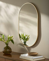 Hagenburg Gold Iron Frame Mirror