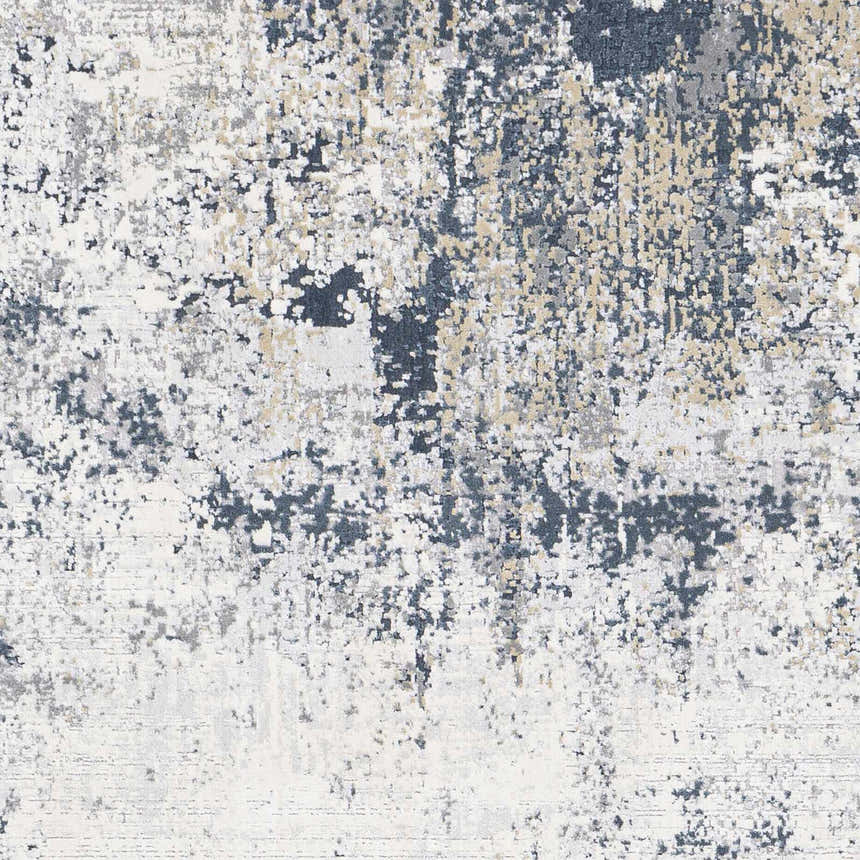 Sample Higden Abstract Denim Blue Rug