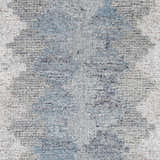 Sample Hale Gray&Slate Diamonds Wool&Viscose Rug - Clearance