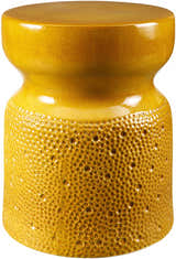 Harindanga Mustard Outdoor End Table
