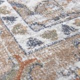 Hiti Beige Flat Pile Washable Rug