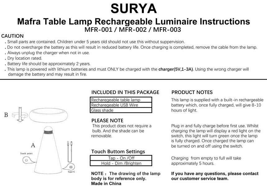 Haderslev White Table Lamp