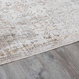 Galey Alix x Livabliss Vintage Oriental Boho Taupe/Cream Myrtle Avenue I Area Rug