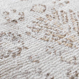 Galey Alix x Livabliss Vintage Oriental Boho Taupe/Cream Myrtle Avenue I Area Rug