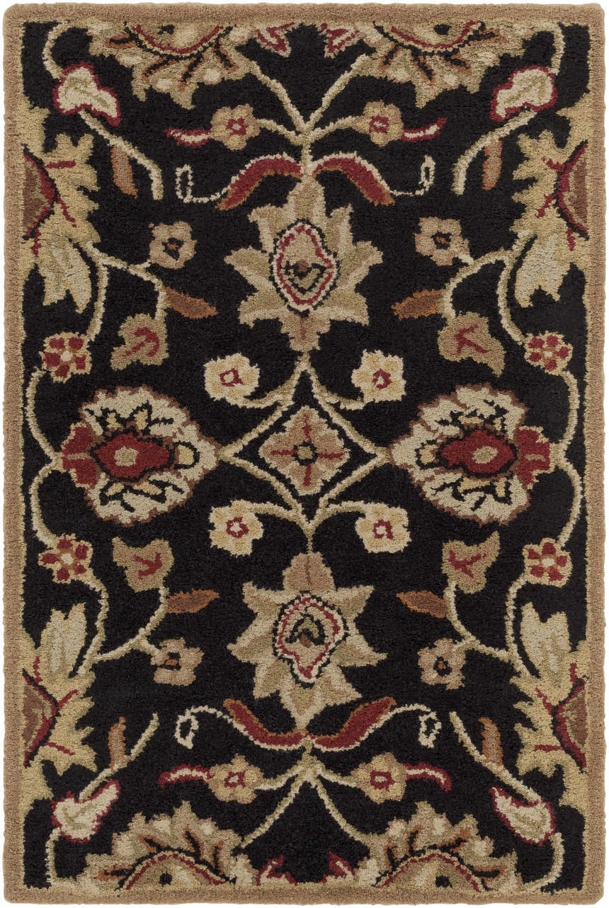 Made to Order Custom Size Conesus Hand Tufted Black 1053 Area Rug