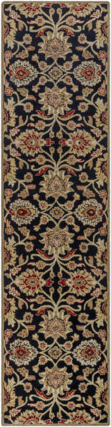 Made to Order Custom Size Conesus Hand Tufted Black 1053 Area Rug