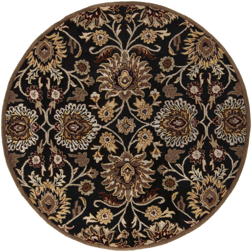 Made to Order Custom Size Conesus Hand Tufted Black 1053 Area Rug