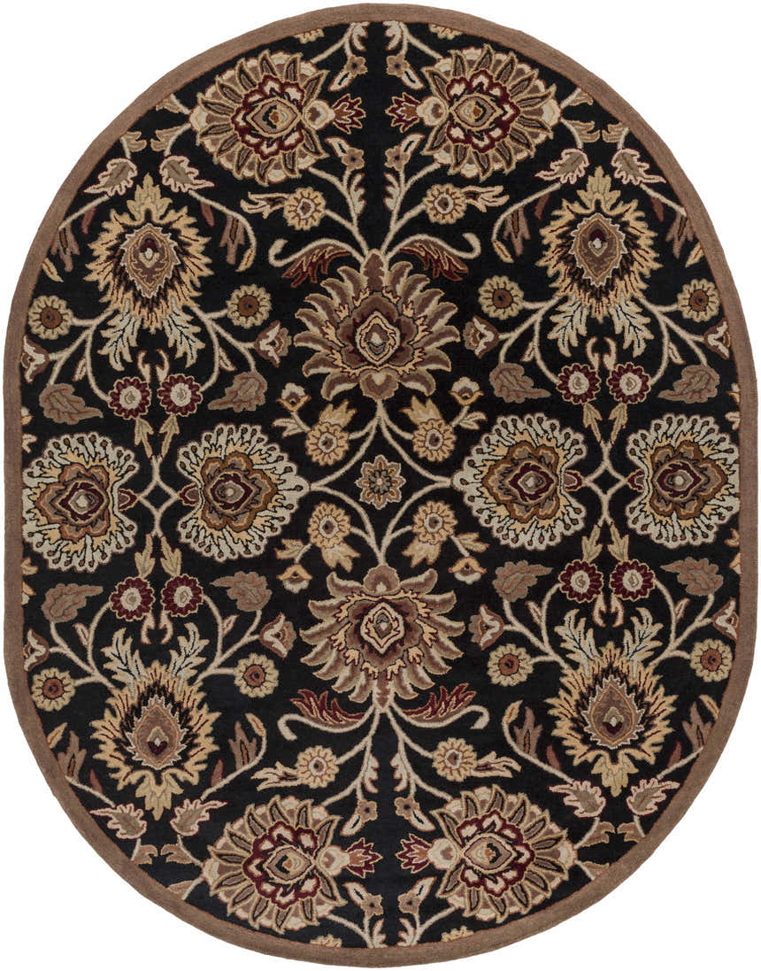Made to Order Custom Size Conesus Hand Tufted Black 1053 Area Rug