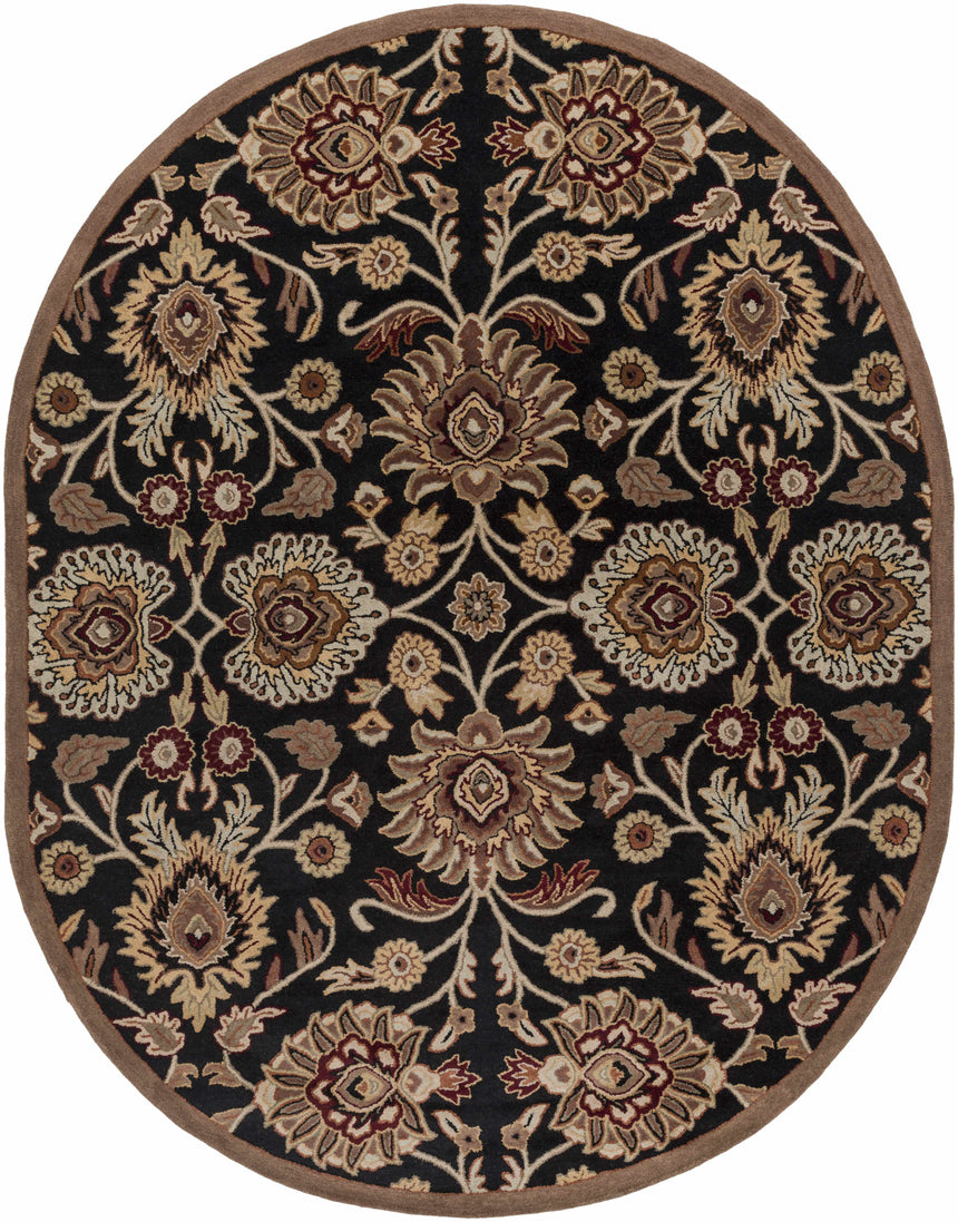 Made to Order Custom Size Conesus Hand Tufted Black 1053 Area Rug