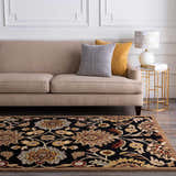 Made to Order Custom Size Conesus Hand Tufted Black 1053 Area Rug