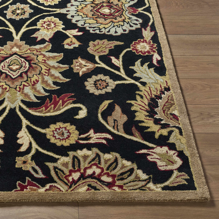 Made to Order Custom Size Conesus Hand Tufted Black 1053 Area Rug