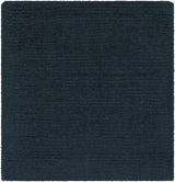 Made to Order Custom Size Brockton Solid Wool Dark Blue Area Rug
