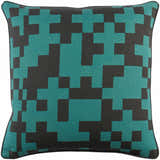 Howertons Teal Geometric Accent Pillow - Clearance