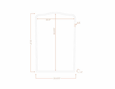 Haarsteeg Metallic Wall Mirror