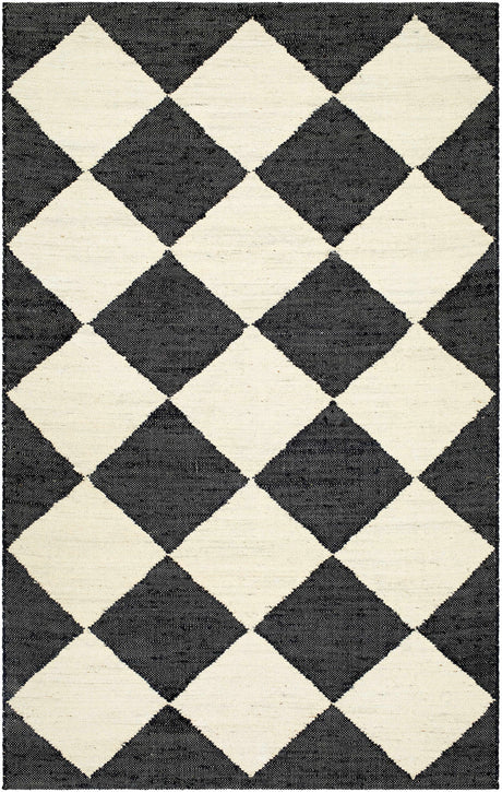 Made to Order Custom Size Andrin Black Area Rug - Vivir x Livabliss