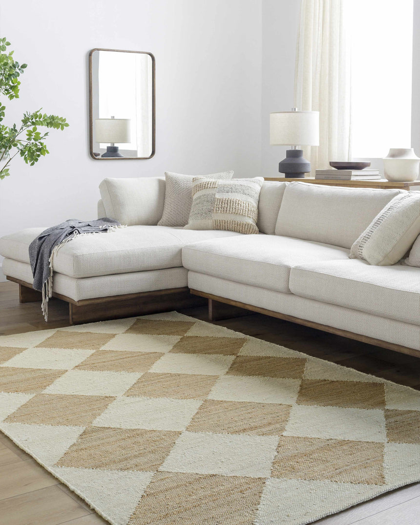 Andrin Beige Area Rug