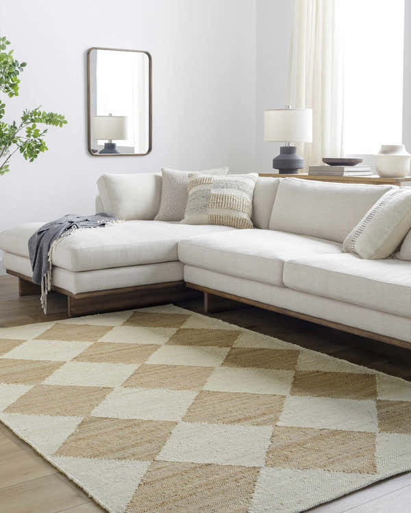 Made to Order Custom Size Andrin Beige Area Rug - Vivir x Livabliss
