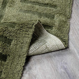 Washable Wool Rug - Green