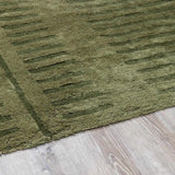 Washable Wool Rug - Green