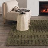 Washable Wool Rug - Green