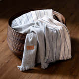 Horizon Throw - Beige/Light Gray/Navy