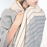 Horizon Throw - Beige/Light Gray/Navy