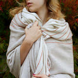 Horizon Throw - Cream, beige and rust