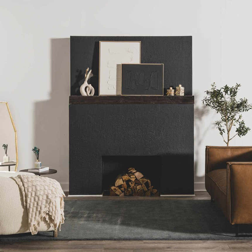 Made to Order Custom Size Brockton Solid Wool Charcoal Area Rug