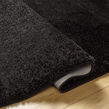 Heavenly Solid Black Plush Rug - Clearance