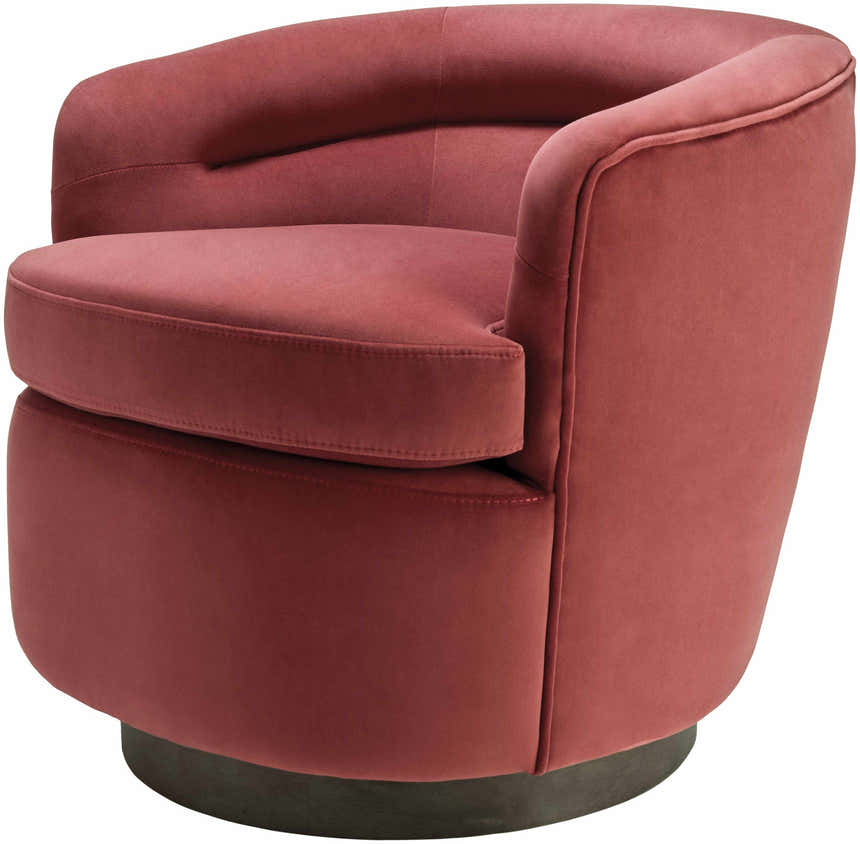 Hithadhoo Poppy Red Swivel Chair - Clearance