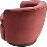 Hithadhoo Poppy Red Swivel Chair - Clearance