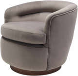 Hithadhoo Dark Red Swivel Chair