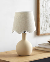 Atenxoxola Black Wheat Ceramic Table Lamp