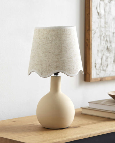 Atenxoxola Black Wheat Ceramic Table Lamp