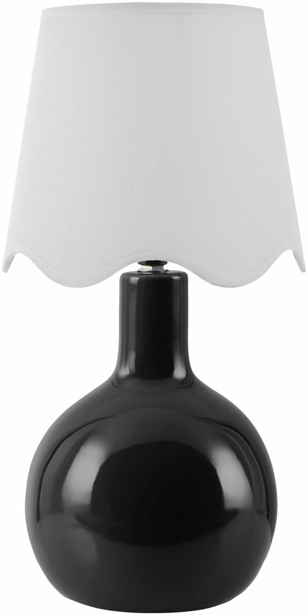 Atenxoxola Black Ceramic Table Lamp