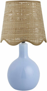 Atenxoxola Blue Peach Table Lamp