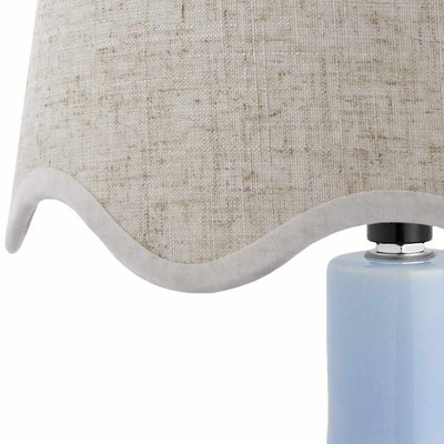 Atenxoxola Sky Blue Ceramic Table Lamp