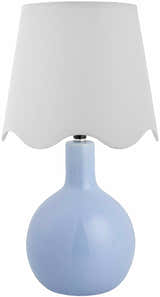 Atenxoxola Blue White Table Lamp