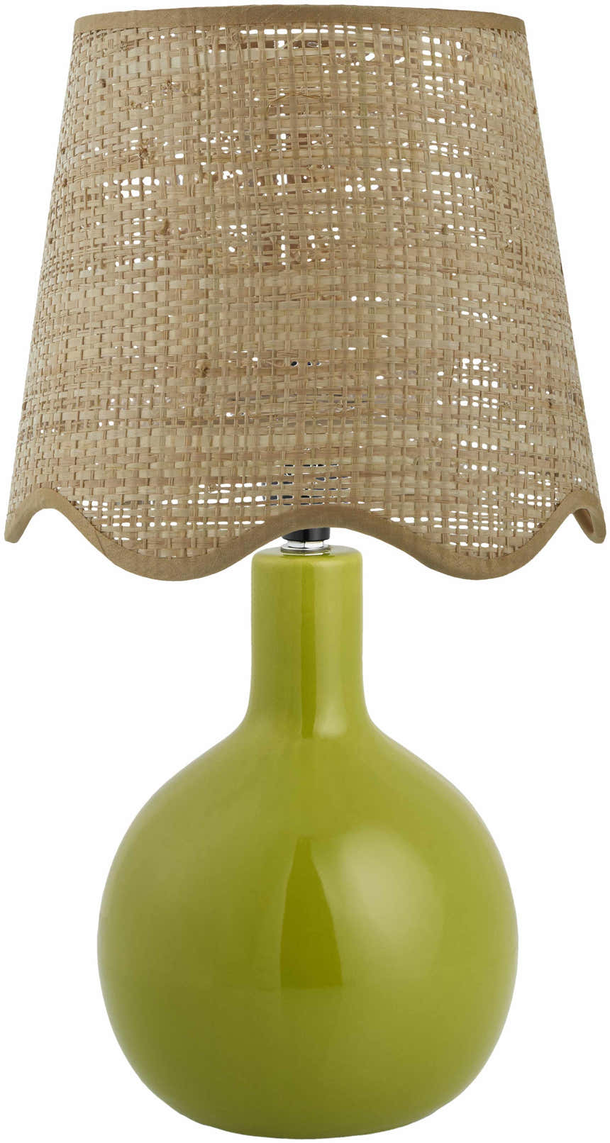 Atenxoxola Green Peach Table Lamp