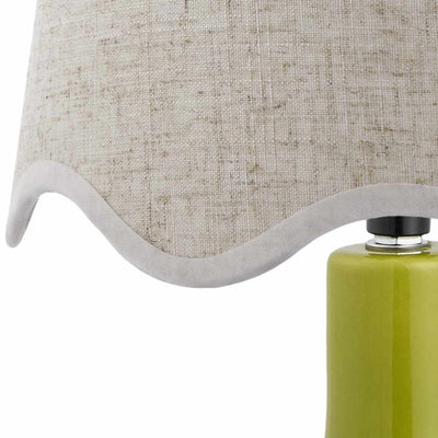 Atenxoxola Green Ceramic Table Lamp