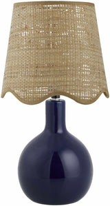 Atenxoxola Navy Peach Table Lamp