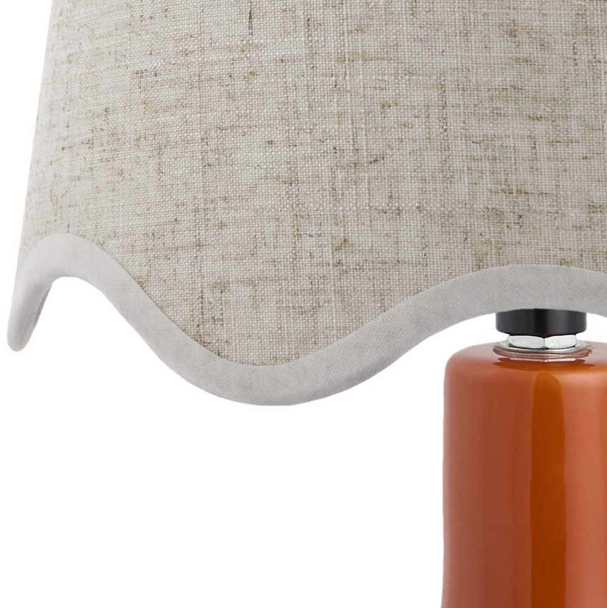 Atenxoxola Red Translucent Table Lamp