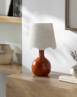 Atenxoxola Red Translucent Table Lamp