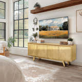 Acacia Harmony TV Stand with Storage for TVs up to 80