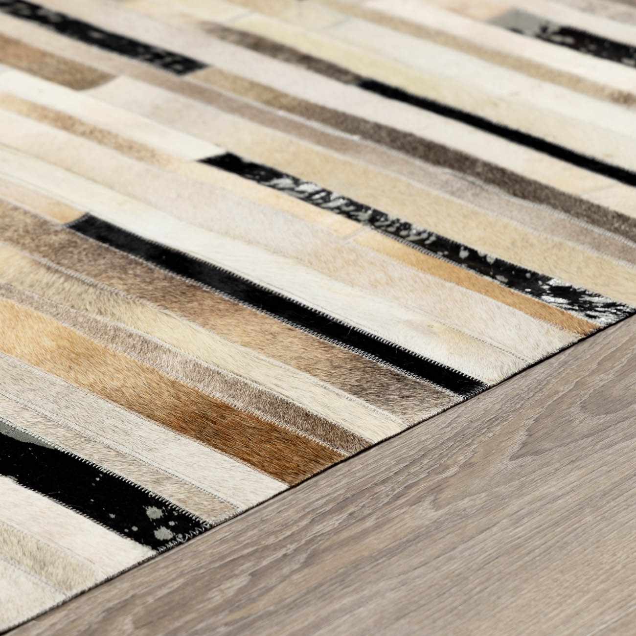 Idyllwild Broken Striped Hide Rug